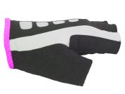 AUTHOR Rukavice Lady Sport Gel X6 k/p M (bílá/růžová/černá)