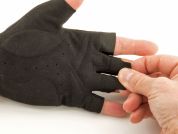 AUTHOR Rukavice Men Sport Gel X3 k/p S (20 cm)  (šedá/černá)