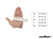 AUTHOR Rukavice Men Sport Gel X3 k/p L (22 cm)  (šedá/černá)