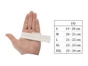 AUTHOR Rukavice Men Comfort Gel X6 k/p S (žlutá-neonová/černá)