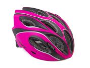 AUTHOR Přilba Skiff Inmold 58-62cm (191 růžová-neonová/černá-matná)