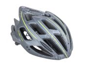 AUTHOR Přilba Aero Inmold X8 52-58cm (162 tm.šedá/žlutá-neonová-matná)