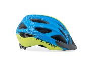 AUTHOR Přilba Flow Inmold X9 54-58cm (204 modrá/žlutá-neonová-matná)