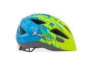 AUTHOR Přilba Star Rider Inmold 51-55cm (214 žlutá-neonová/modrá)