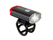 AUTHOR Světlo př. & zad. A-DoubleShot 250 / 12 lm USB  (černá)