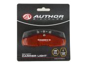 AUTHOR Světlo zad. A-Caddy 3  (černá/červené-sklo)