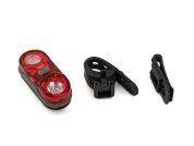 AUTHOR Světlo zad. A-Duplex X7 20 lm  (černá/červené-sklo)