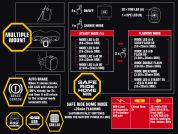 AUTHOR Světlo zad. Cubus Brake USB CobLed 70 lm (černá/červené-sklo) AUTHOR Světlo zad. Cubus Brake USB CobLed 70 lm (černá/červené-sklo)