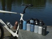 AUTHOR Láhev AB-Tcx-Shiva Bio X25 0,6 l (transparentní/stříbrná)