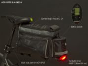 AUTHOR Brašna na nosič A-N216 X24  (černá)