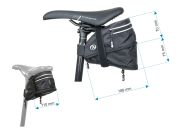 AUTHOR Brašna pod sedlo A-S188 TPN X7  (černá)