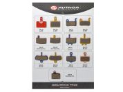 AUTHOR Brzdové destičky ABS-65S Avid Elixir  (červená)