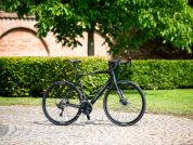 AUTHOR Charisma 55 2025-26 55 černá-matná/stříbrná silniční kolo