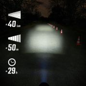 světlo přední SIGMA AURA 40 USB-C, černé