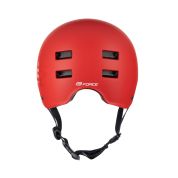 přilba FORCE RIDEZ BMX, červená matná L - XL