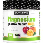 Magnesium Quattro Matrix - 300 g, jablko-mango