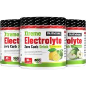 Xtreme Electrolyte Zero Carb Drink - 300 g, citron-limetka