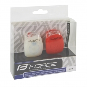 blikačky sada Force Double přední bílá + zadní červená blikačky sada Force Double přední bílá + zadní červená