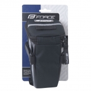 brašna pod sedlo FORCE MID suchý zip, černá M