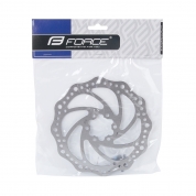 kotouč brzdový FORCE 160 mm 6 děr stříbrný