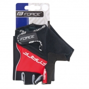 rukavice FORCE GRIP gel červené XL