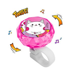ONE – otočný dětský zvonek SPIN, růžová