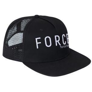 kšiltovka FORCE TRUCKER LOGO 3D, černo-bílá