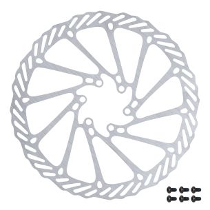 kotouč brzdový FORCE-7 180 mm, 6 děr, stříbrný