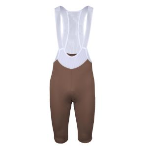 kraťasy FORCE MONO se šráky a vložkou, hnědé XXL