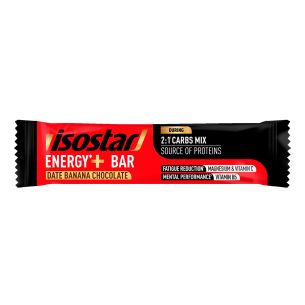 ISOSTAR Energy+ bar, tyčinka, 32 g datle, ban, čok