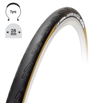 plášť TUFO Comtura Duo 28 700x28C, kevlar, črn-béž plášť TUFO Comtura Duo 28 700x28C, kevlar, črn-béž