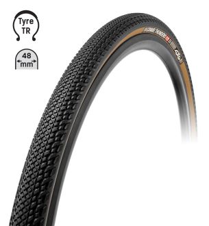 plášť TUFO Gravel THUNDERO 700x48C, bezduš.črn/béž