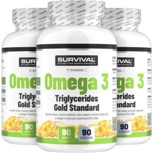 Omega 3 Triglycerides Gold Standard - akce 2+1 zdarma Omega 3 Triglycerides Gold Standard - akce 2+1 zdarma