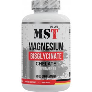 Magnesium Bisglycinate Chelate with Vitamin B6 - 240 cps Magnesium Bisglycinate Chelate with Vitamin B6 - 240 cps