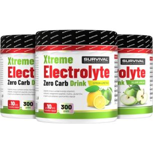 Xtreme Electrolyte Zero Carb Drink - akce 2+1 zdarma