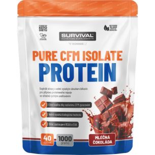 Pure CFM Isolate Protein - 1000 g, mléčná čokoláda Pure CFM Isolate Protein - 1000 g, mléčná čokoláda