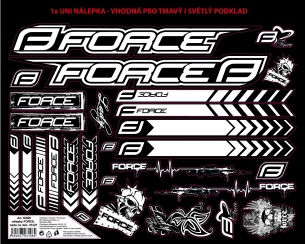 FORCE nálepky FREE na rám 37x27cm UV lak