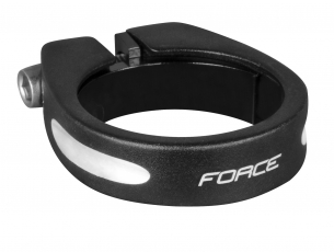 objímka sedlovky FORCE na imbus 31,8mm Al černá OEM