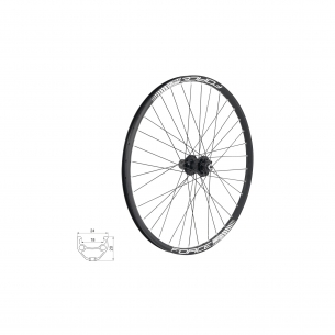 kolo zadní FORCE BASIC DISC 622x19 F804333-6d 32d