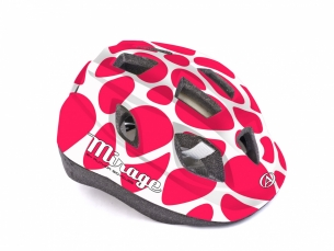 AUTHOR Přilba Mirage Inmold 52-56cm (196 červená/bílá)