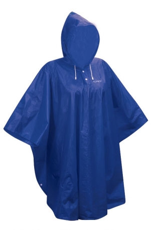 poncho FORCE dětské nepromokavé modré XS - M
