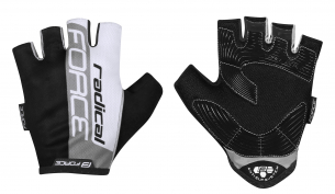 rukavice Force Radical šedo-bílo-černé