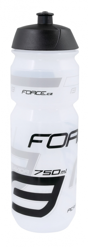 láhev FORCE SAVIOR 0,75 l,transparentní-šedo-černá