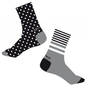 ponožky FORCE SPOT černo-šedé