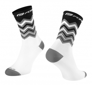 ponožky FORCE WAVE černo-bílé