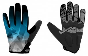 rukavice FORCE MTB CORE letní,modré L