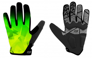 rukavice FORCE MTB CORE letní, fluo-zelené L