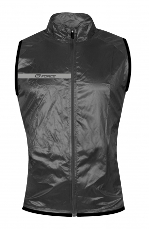 vesta FORCE WINDPRO neprofuk, černá M vesta FORCE WINDPRO neprofuk, černá M
