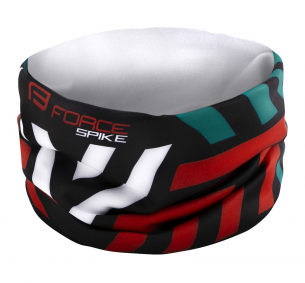 šátek FORCE SPIKE jaro/podzim zeleno-červený