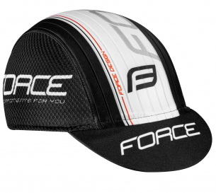 čepička s kšiltem FORCE TEAM letní černo-bílá